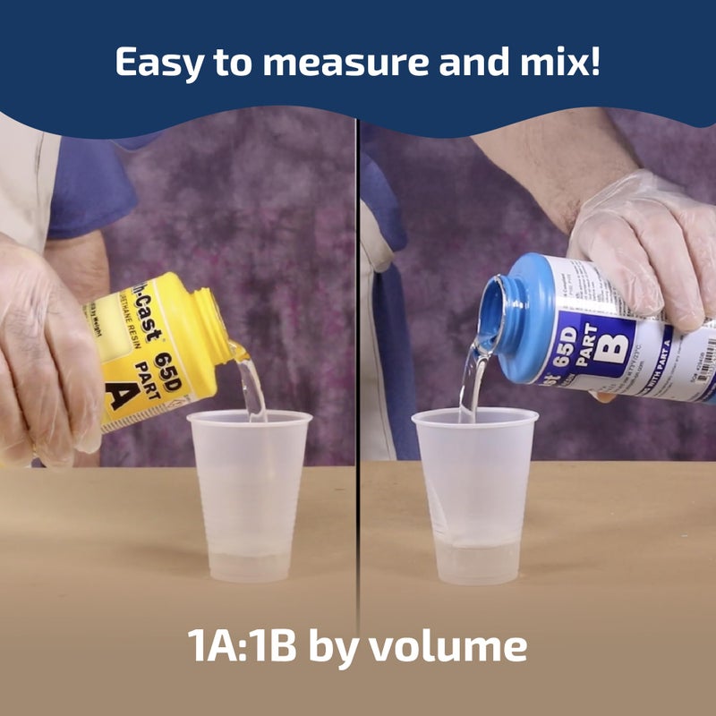 Smooth-On Smooth Cast 65D - Semi-Rigid Urethane Casting Resin - Pint Unit - Image 3
